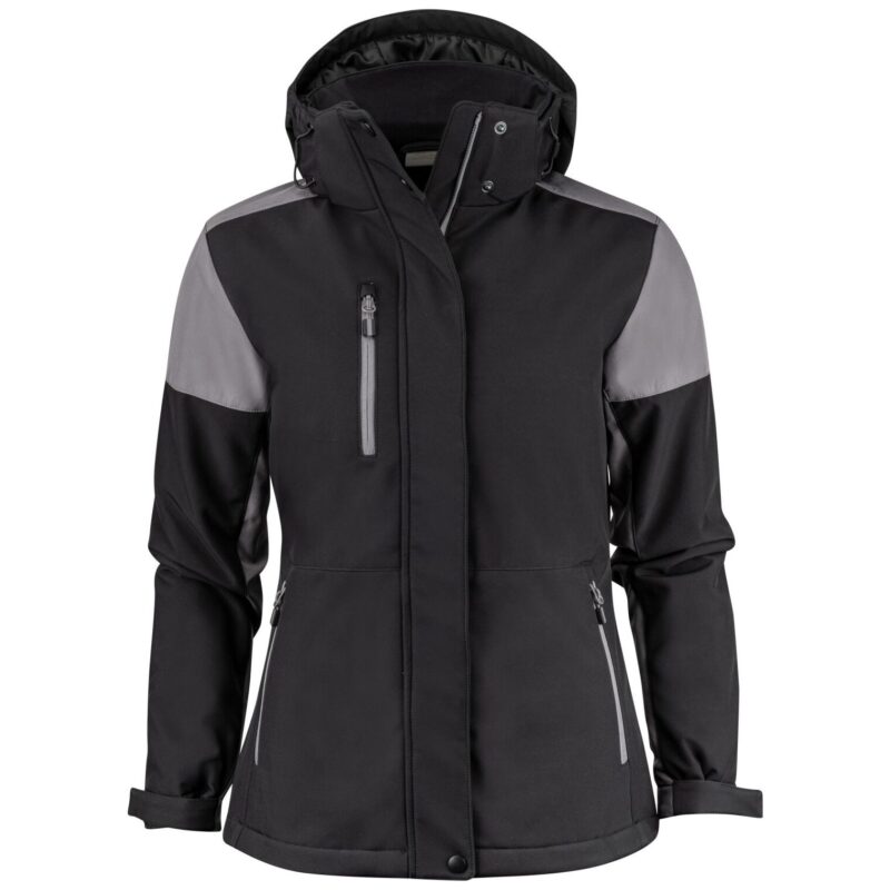 Printer Prime Ladies Padded Softshell - Black/Anthracite