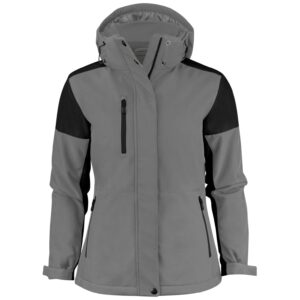 Printer Prime Ladies Padded Softshell - Anthracite/Black