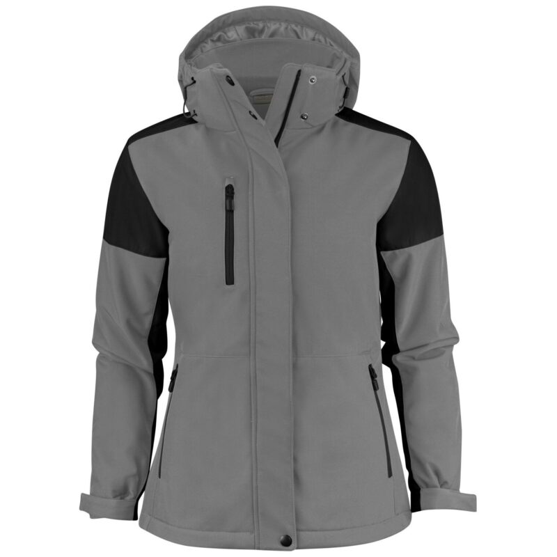 Printer Prime Ladies Padded Softshell - Anthracite/Black