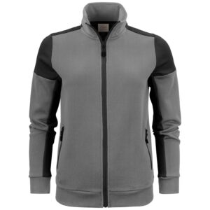 Printer Prime Ladies Full Zip Sweatshirt - Anthracite/Black