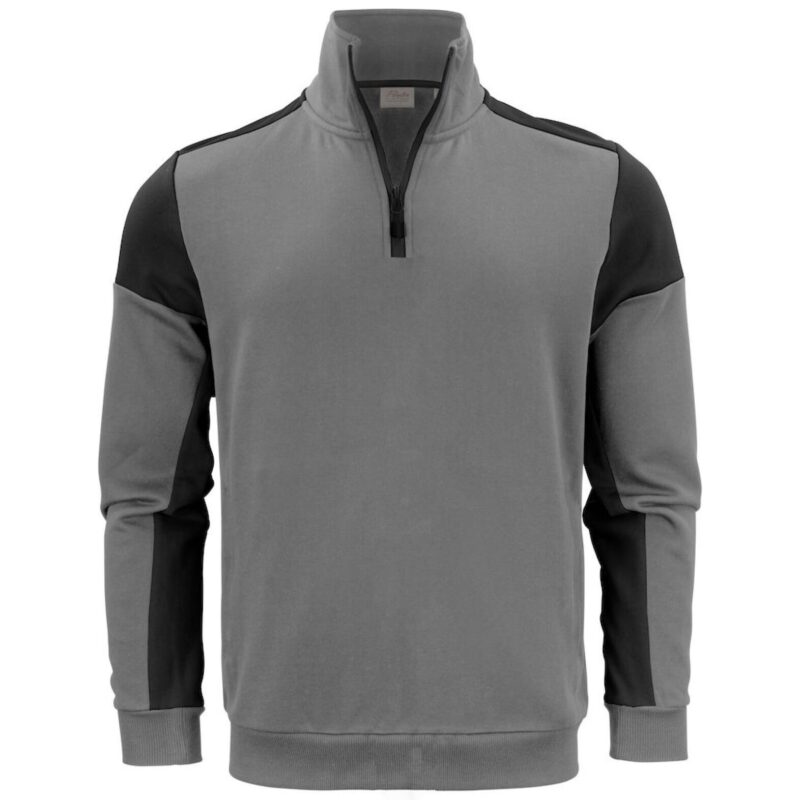 Printer Prime Half Zip Sweatshirt - Anthracite/Black
