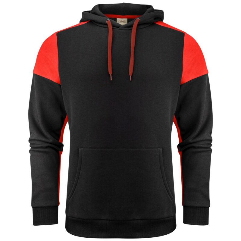 Printer Prime Hoodie - Black/Red
