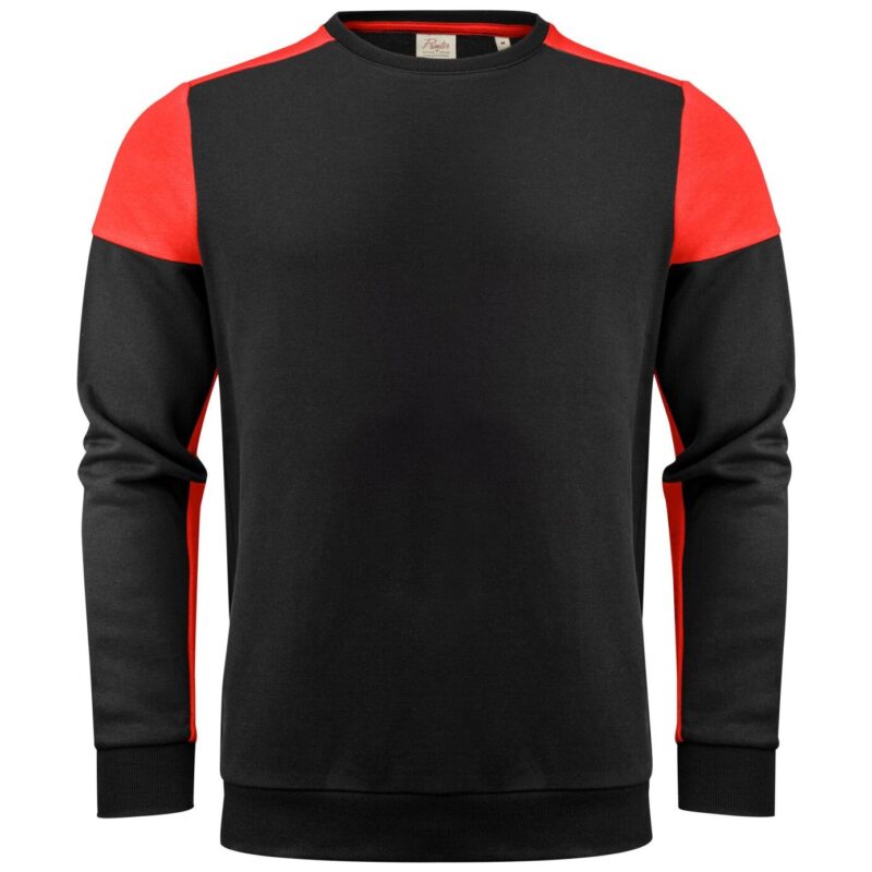 Printer Prime Crewneck Sweatshirt - Black/Red