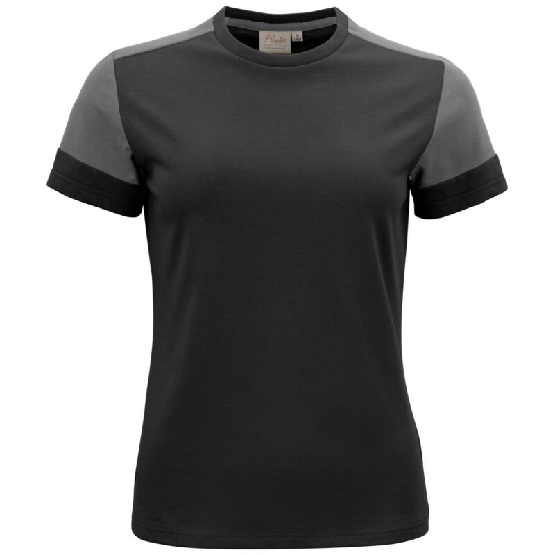 Printer Prime Ladies T-Shirt - Black/Anthracite