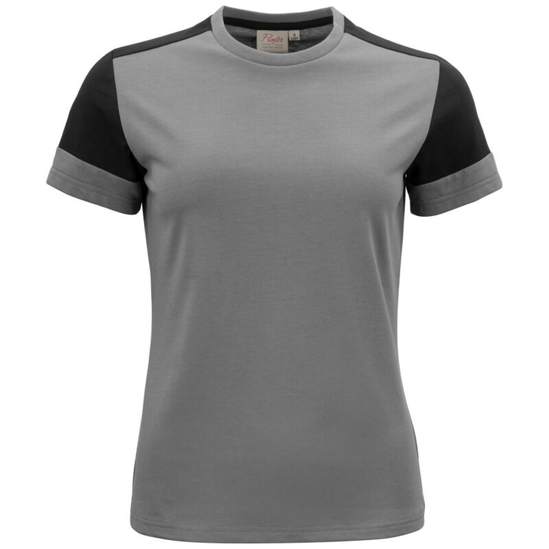 Printer Prime Ladies T-Shirt - Anthracite/Black