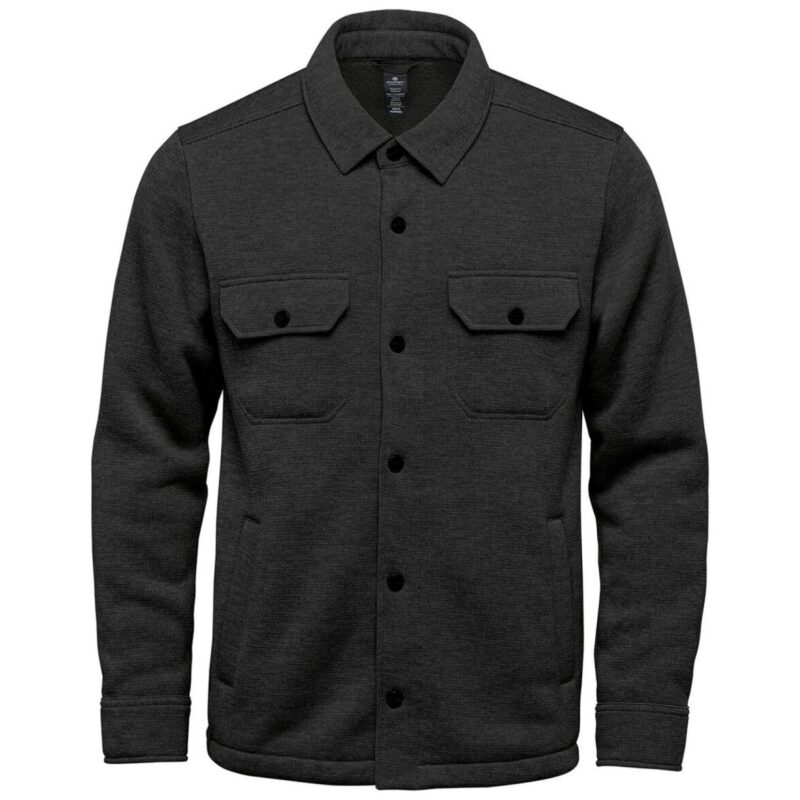 Stormtech Men's Pure Earth Avalanche Fleece Shirt - Black Heather