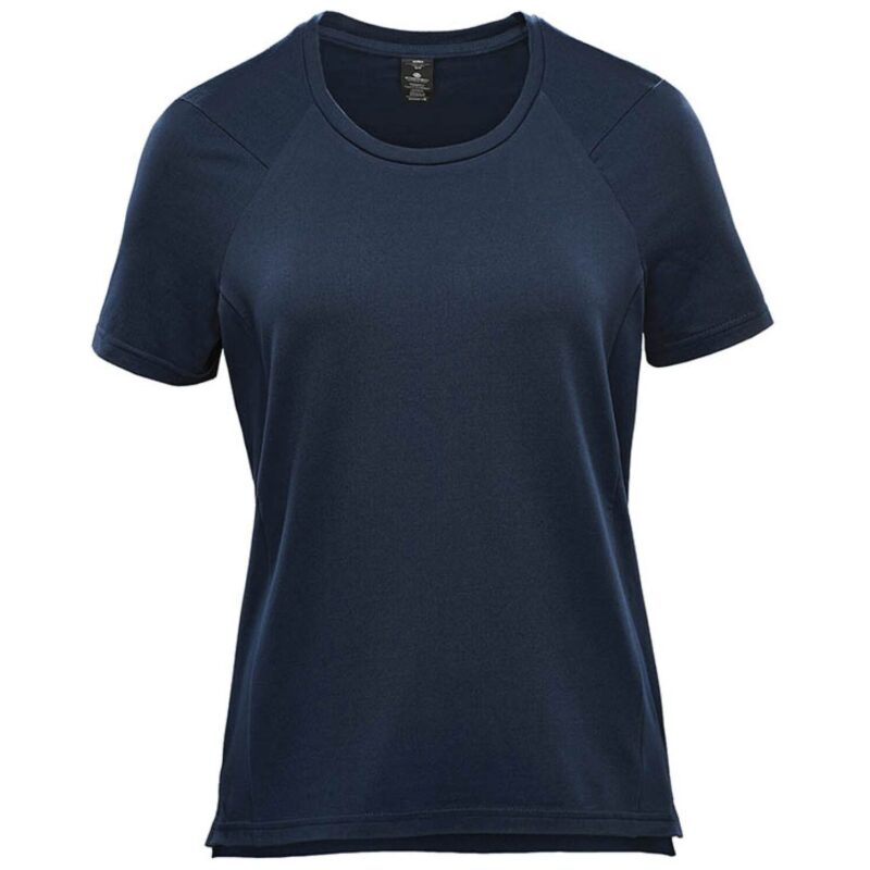 Stormtech Women's Pure Earth Tundra Performance Short Sleeve Tee - Navy