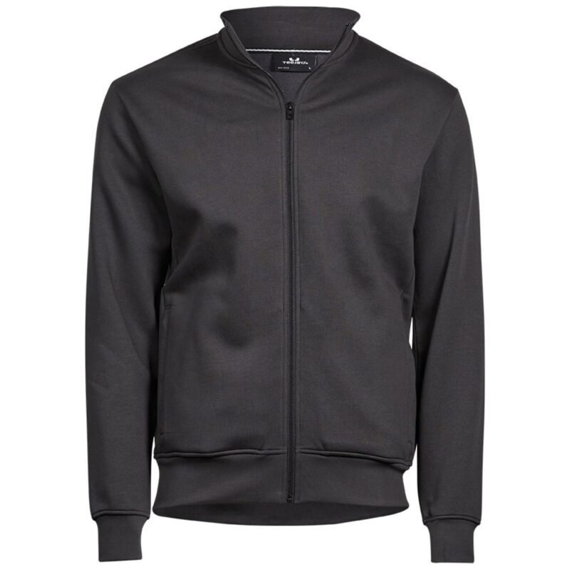 Tee Jays Men's Full Zip Sweatshirt - Dark Grey