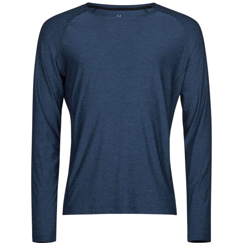Tee Jays  Long Sleeve CoolDry Tee - Navy Melange