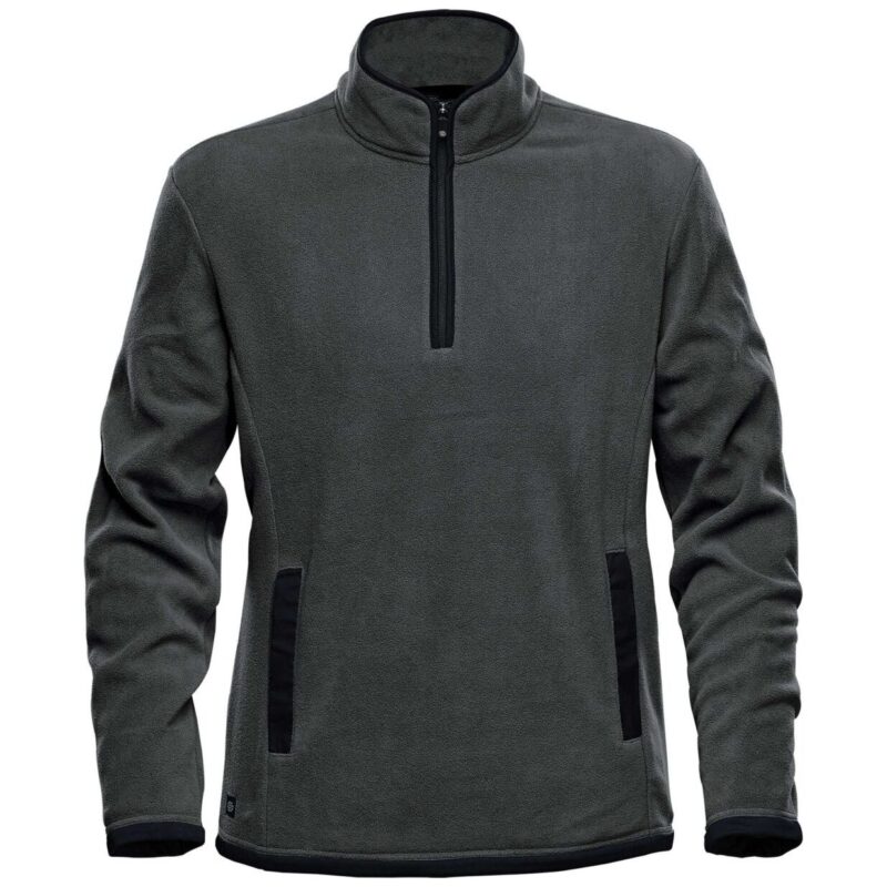 Stormtech Men's Shasta Tech Fleece 1/4 Zip - Graphite Grey/Black