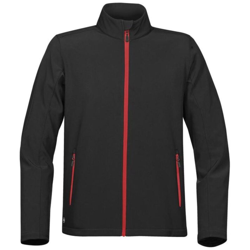 Stormtech Men's Orbiter Softshell - Black/Bright Red