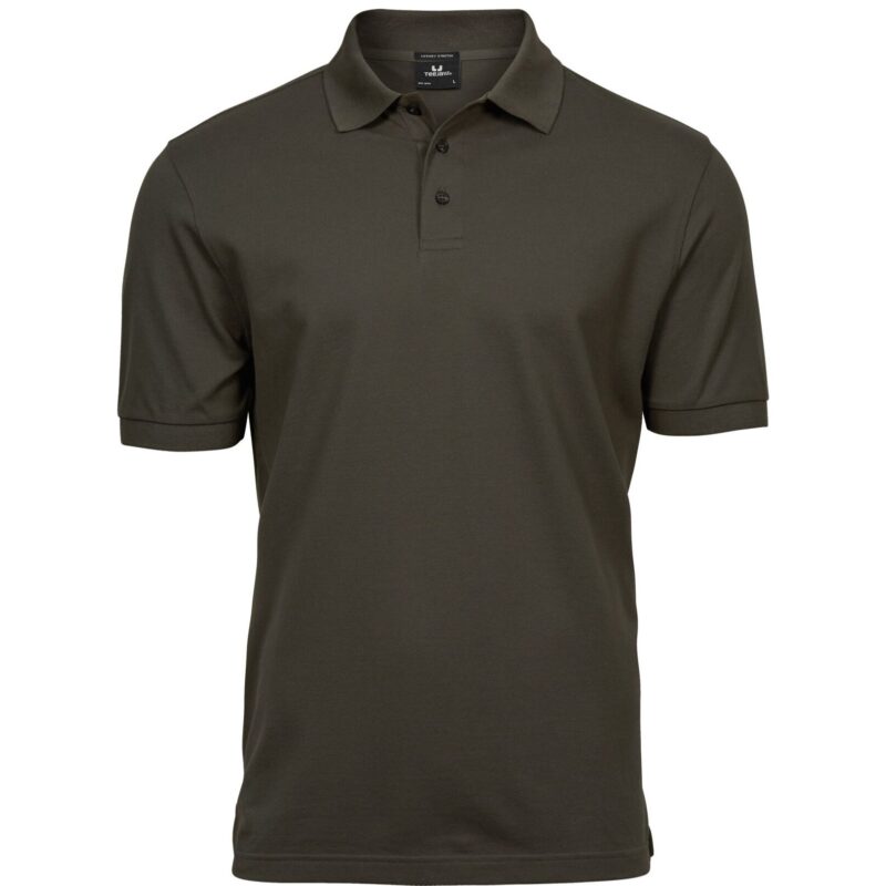 Tee Jays Men's Luxury Stretch Polo - Dark Olive