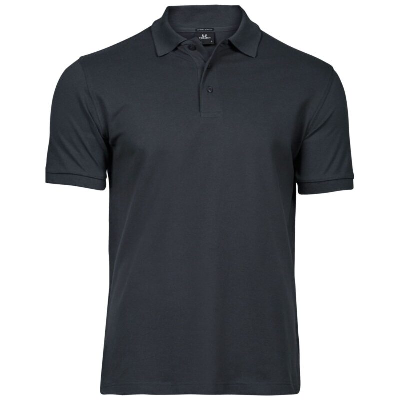 Tee Jays Men's Luxury Stretch Polo - Dark Grey