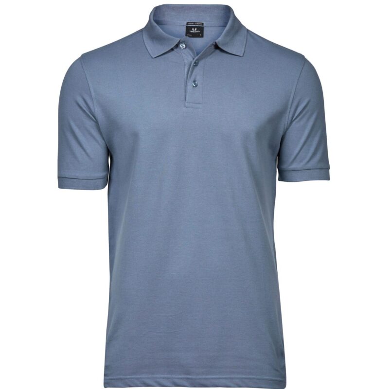 Tee Jays Men's Luxury Stretch Polo - Flint Stone
