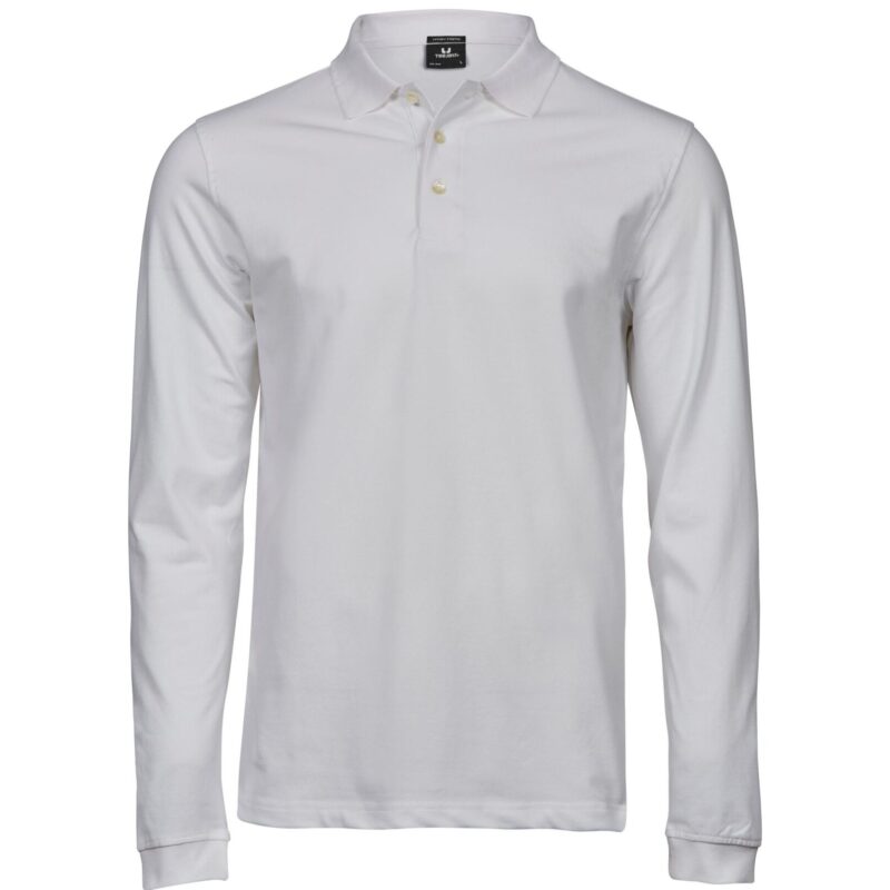 Tee Jays Men's Luxury Long Sleeve Stretch Polo