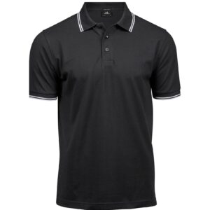 Tee Jays Men's Luxury Stripe Stretch Polo