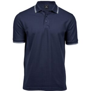 Tee Jays Men's Luxury Stripe Stretch Polo