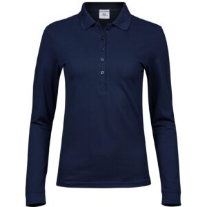 Tee Jays Ladies' Luxury Long Sleeve Stretch Polo