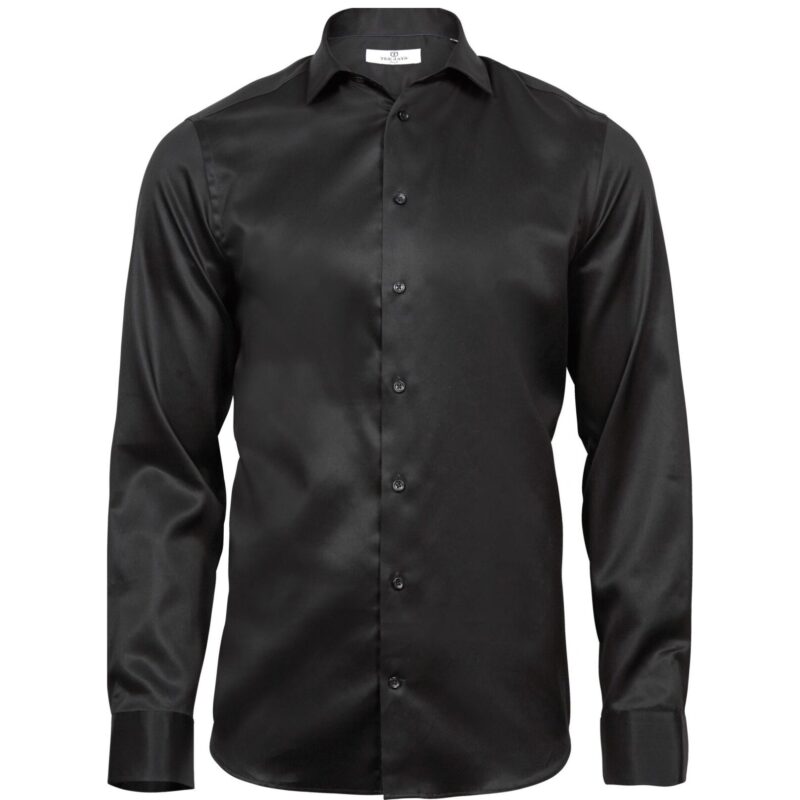 Tee Jays Men's Luxury Slim Fit Shirt - Black
