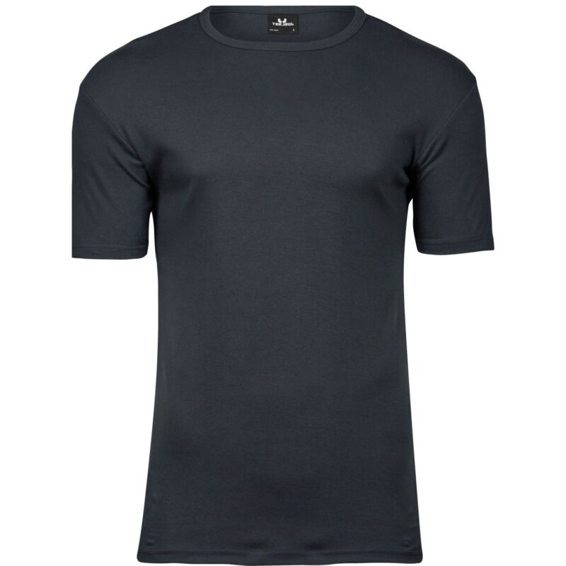 Tee Jays Men's Interlock Tee - Dark Grey
