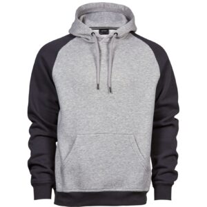 Tee Jays Men's Two-Tone Hooded Sweatshirt
