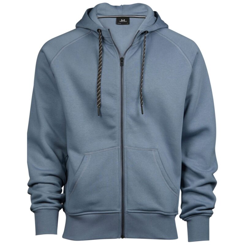Tee Jays Men's Fashion Full Zip Hood - Flint Stone