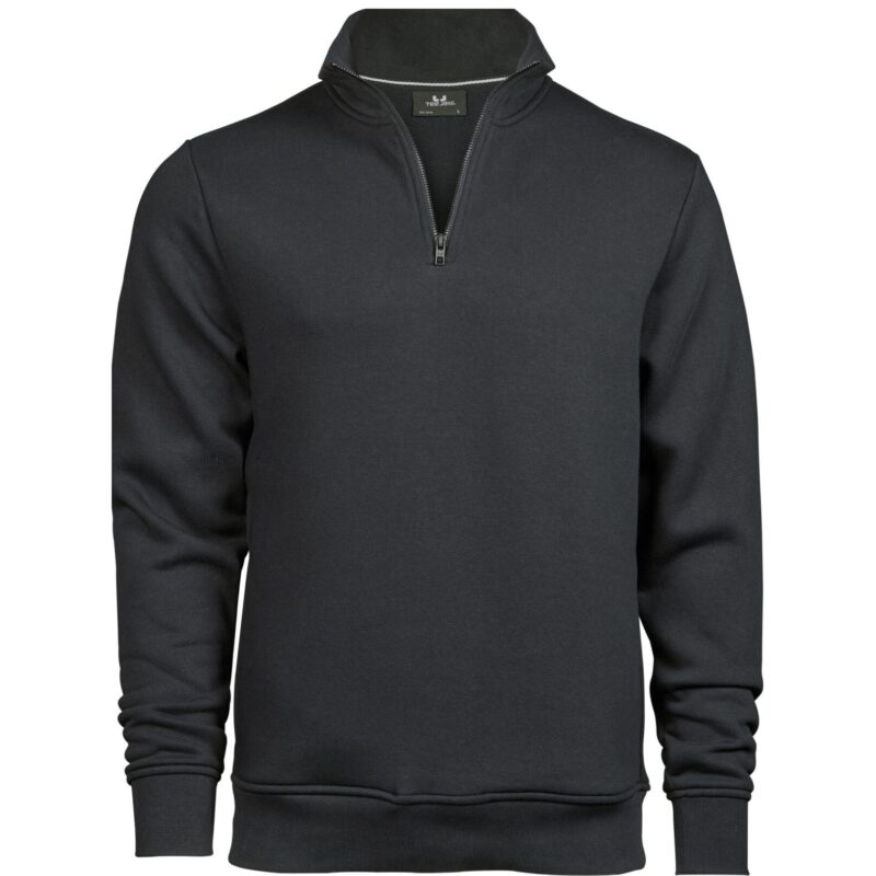 Tee Jays Half Zip Sweatshirt - Dark Grey