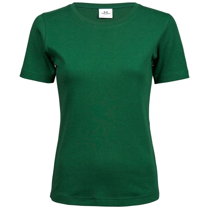 Tee Jays Ladies' Interlock Tee - Forest Green