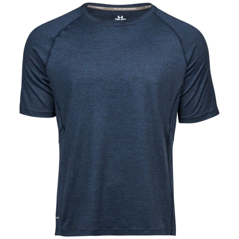 Tee Jays Men's CoolDry Tee - Navy Melange