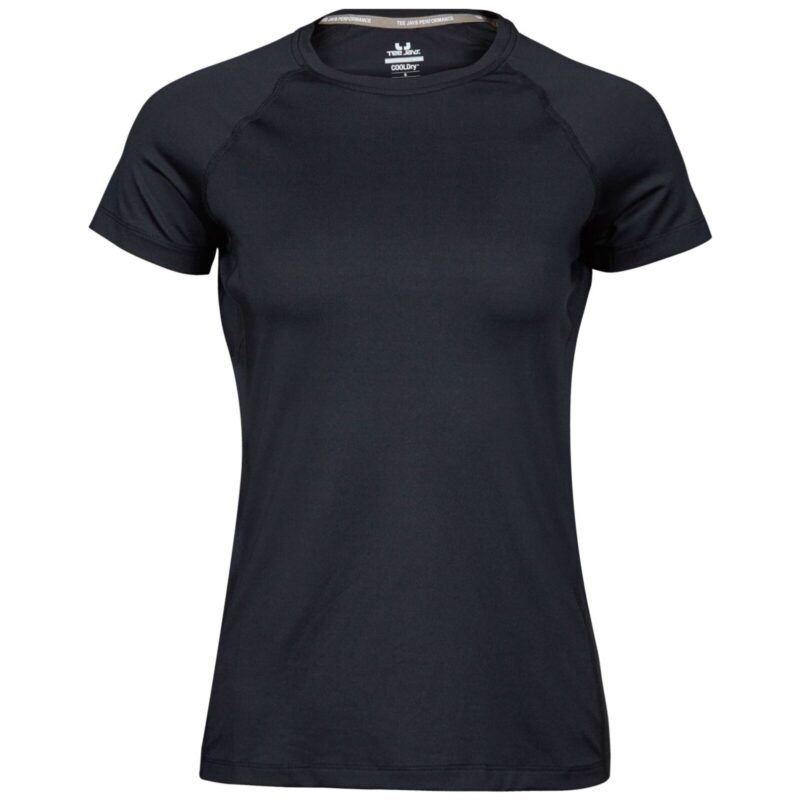 Tee Jays Ladies' CoolDry Tee - Black
