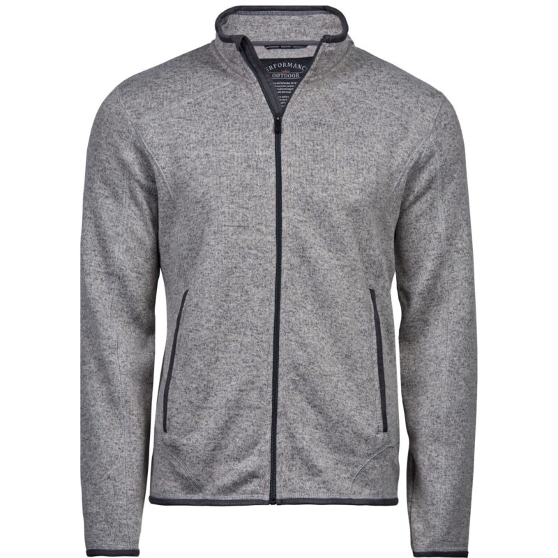 Tee Jays Men's Outdoor Fleece - Grey Melange