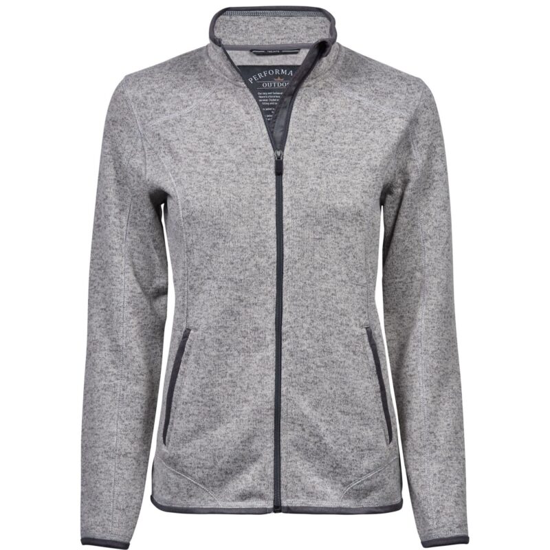 Tee Jays Ladies' Outdoor Fleece - Grey Melange