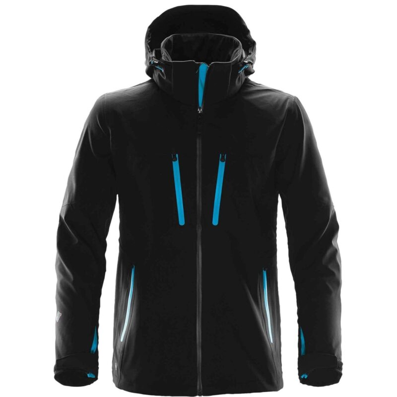 Stormtech Men's Patrol Softshell - Black/Electric Blue