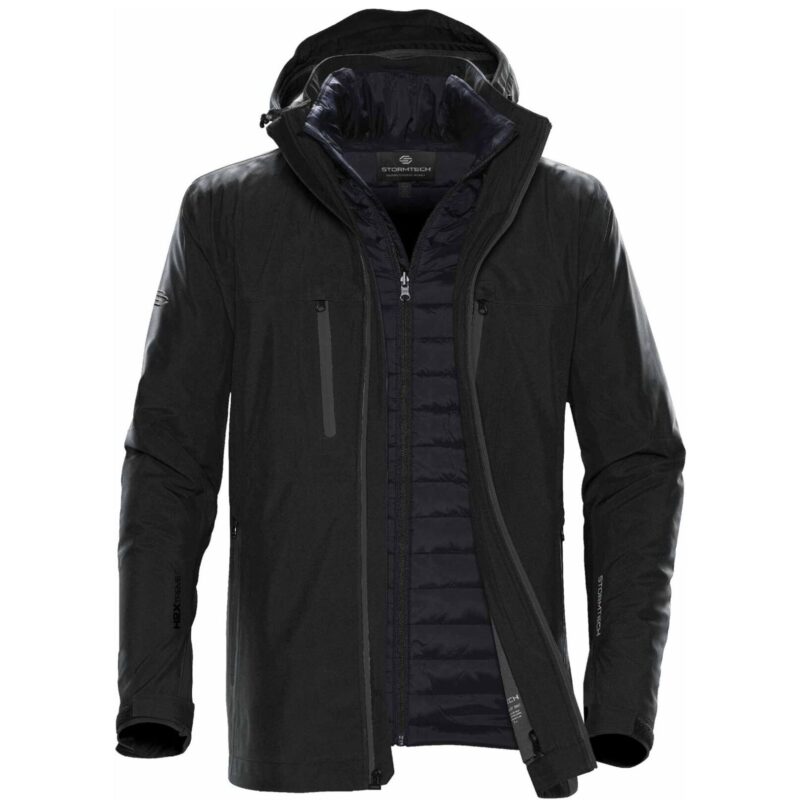 Stormtech Men's Matrix System Jacket - Black/Carbon