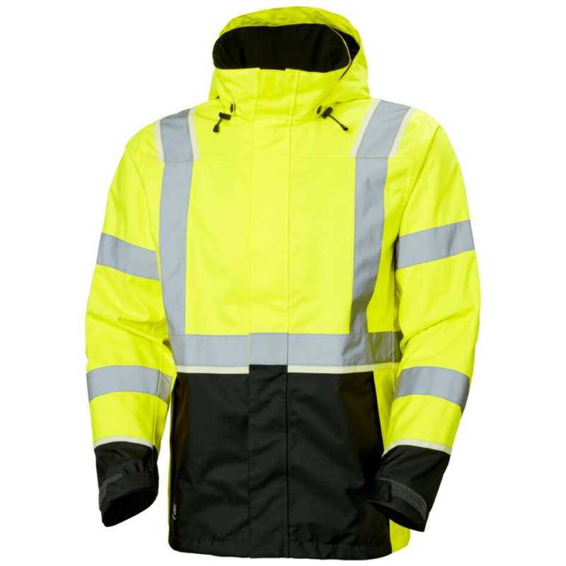 Helly Hansen Uc-Me Shell Jacket - Hi Vis Yellow/Ebony