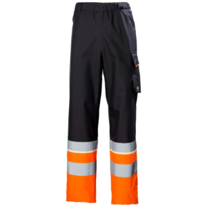 Helly Hansen Uc-Me Shell Trousers Cl1 - Hi Vis Orange/Ebony