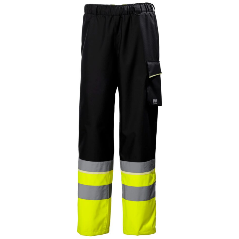 Helly Hansen Uc-Me Shell Trousers Cl1 - Hi Vis Yellow/Ebony
