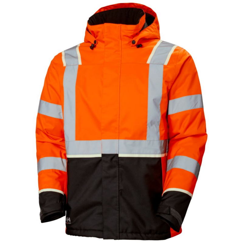 Helly Hansen Uc-Me Winter Jacket - Hi Vis Orange/Ebony