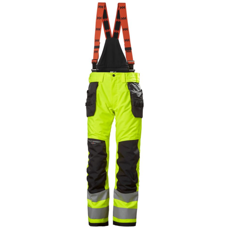 Helly Hansen Alna 2.0 Winter Construction Trousers Class 2 - Yellow/Ebony