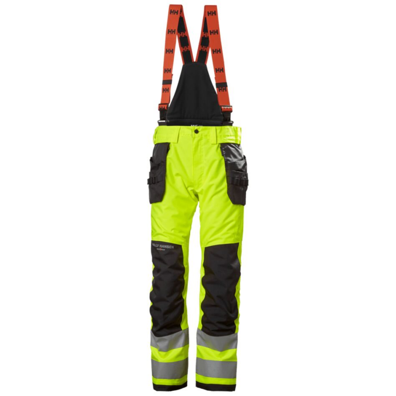 Helly Hansen Alna 2.0 Shell Construction Trousers Class 2 - Yellow/Ebony