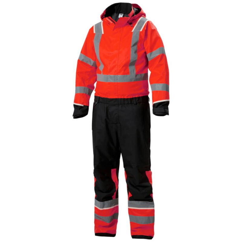 Helly Hansen Uc-Me Winter Suit - Hi Vis Red/Ebony