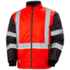 Hi Vis Red/Ebony