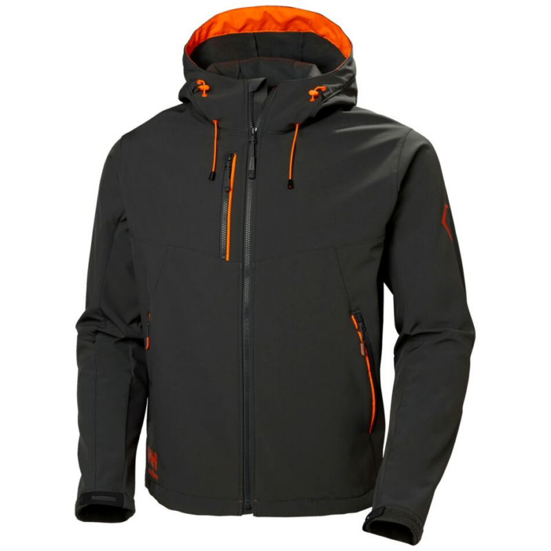 Helly Hansen Chelsea Evo Hooded Softs Jacket - Dark Grey