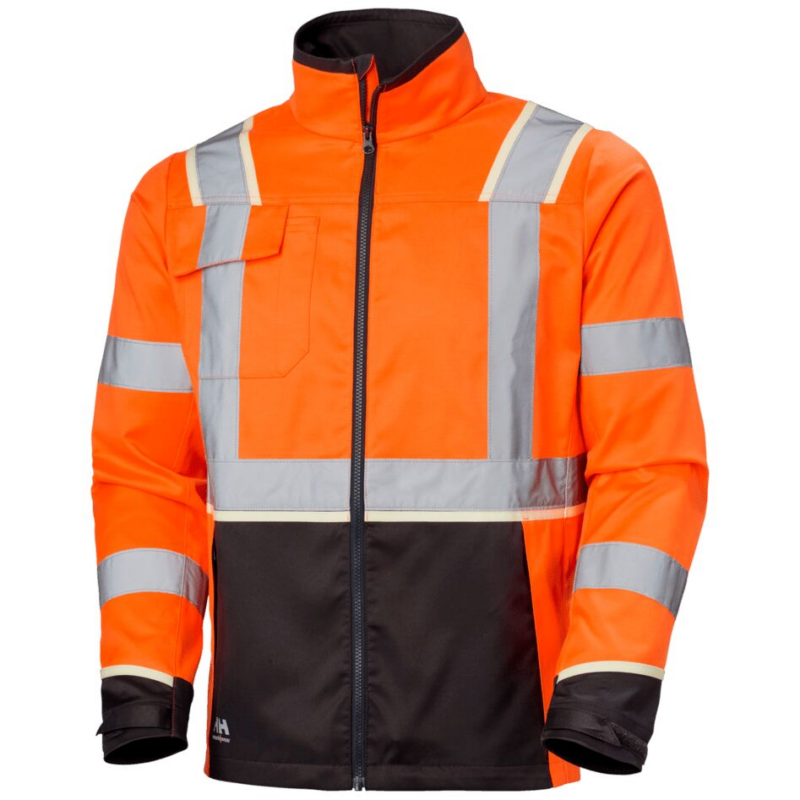 Helly Hansen Uc-Me Jacket - Hi Vis Orange/Ebony