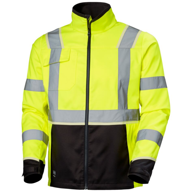 Helly Hansen Uc-Me Jacket - Hi Vis Yellow/Ebony