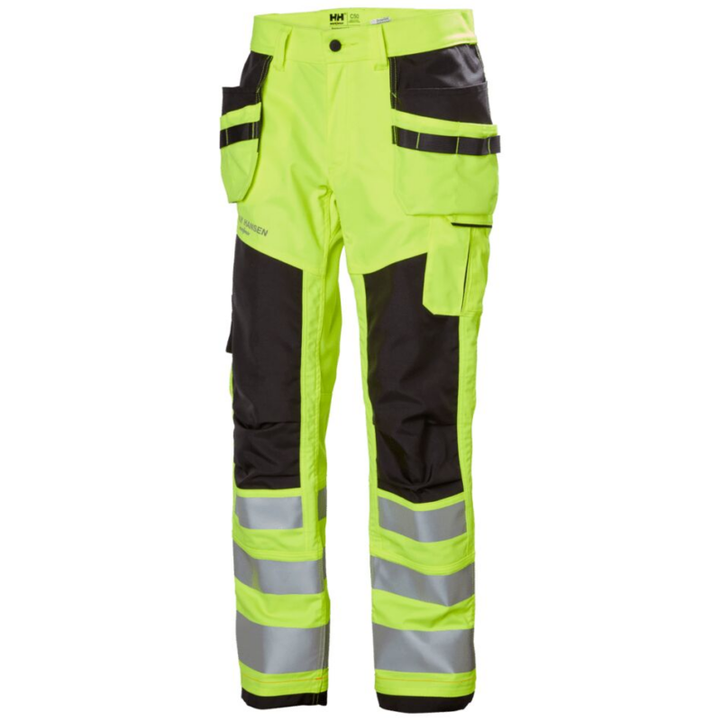 Helly Hansen Alna 2.0 Construction Trousers Class 2 - Yellow/Ebony