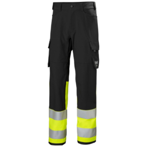 Helly Hansen Alna 4X Cargo Trousers Class 1 - Yellow/Ebony