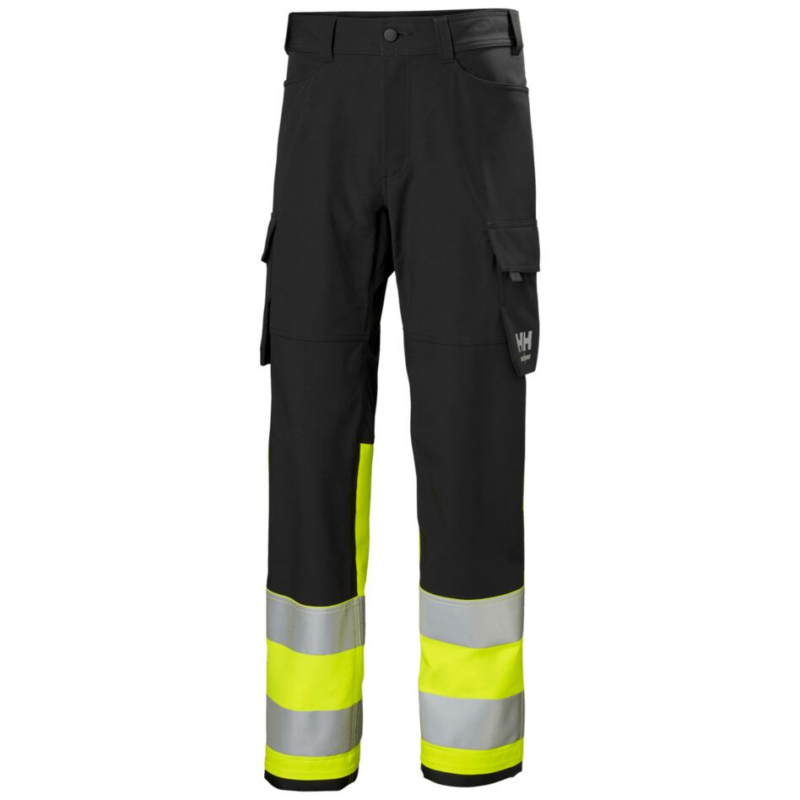 Helly Hansen Alna 4X Cargo Trousers Class 1 - Yellow/Ebony