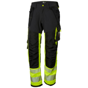 Helly Hansen Icu Construction Trousers Class 1 - Yellow/Ebony