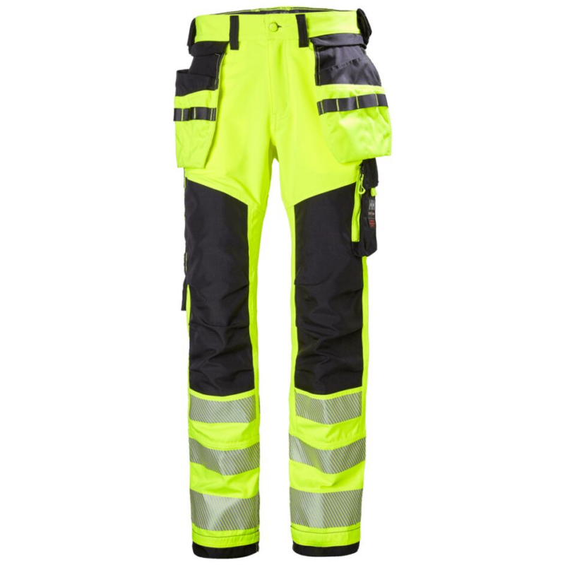 Helly Hansen Icu Construction Trousers Class 2 - Yellow/Ebony